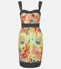 Dolce&Gabbana Capri printed cotton minidress. Dolce&Gabbana Capri印花棉质迷你连衣裙