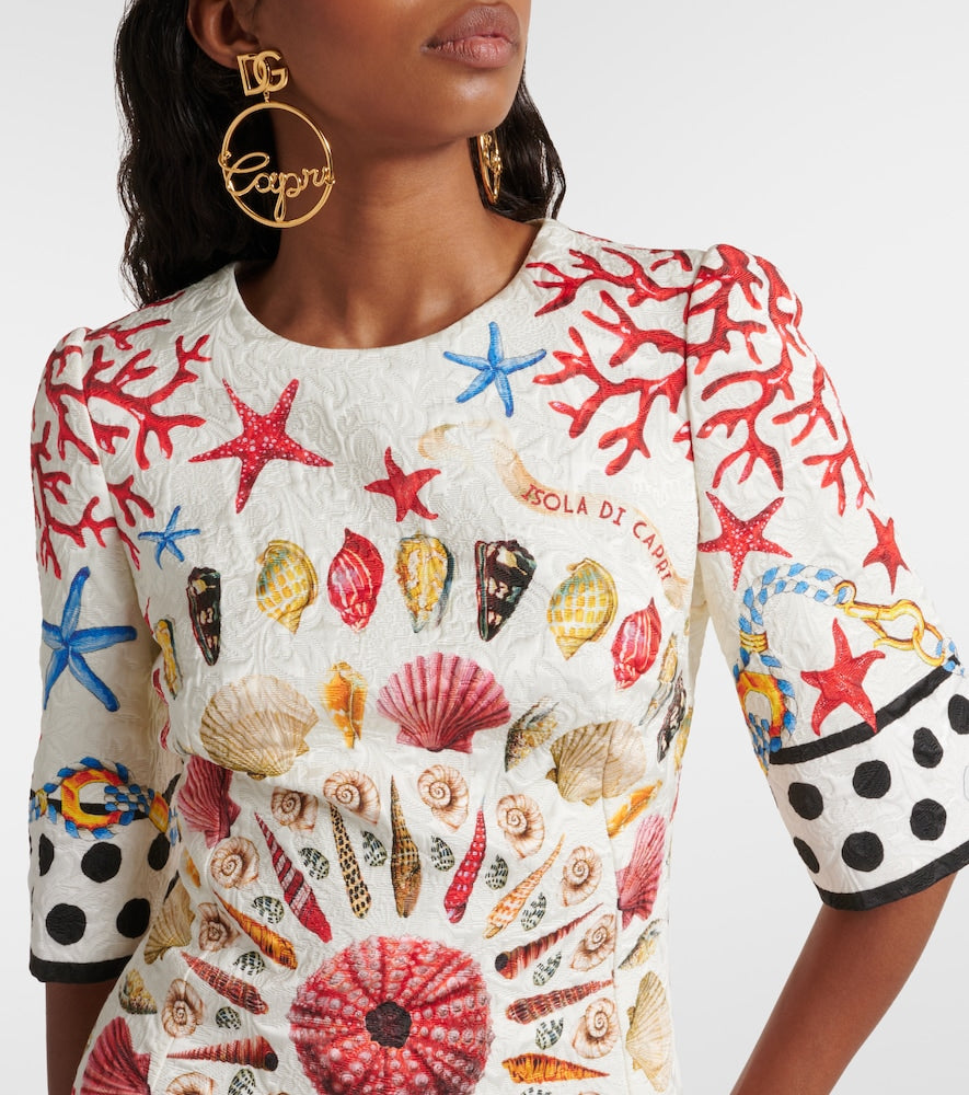 Dolce&Gabbana Capri printed minidress