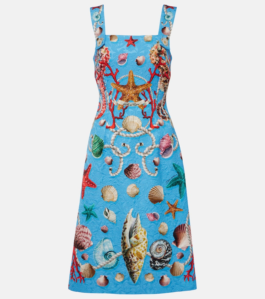 Dolce&Gabbana Capri printed minidress. Dolce&Gabbana Capri印花迷你连衣裙