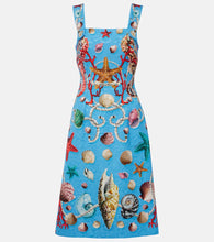 Dolce&Gabbana Capri printed minidress. Dolce&Gabbana Capri印花迷你连衣裙