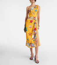 Dolce&Gabbana Capri printed silk-blend midi dress