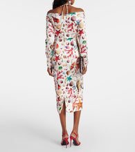 Dolce&Gabbana Capri printed silk-blend midi dress