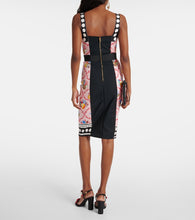 Dolce&Gabbana Capri printed silk-blend minidress