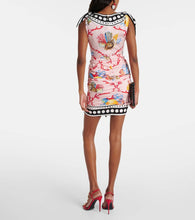 Dolce&Gabbana Capri printed silk-blend minidress