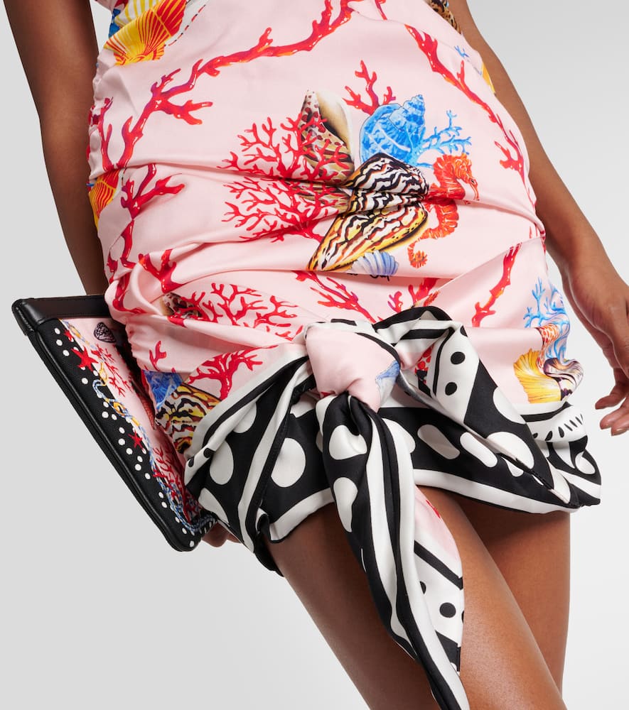 Dolce&Gabbana Capri printed silk-blend minidress