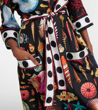 Dolce&Gabbana Capri printed silk satin robe