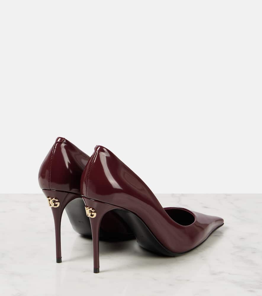 Dolce&Gabbana Cardinale 90 polished leather pumps