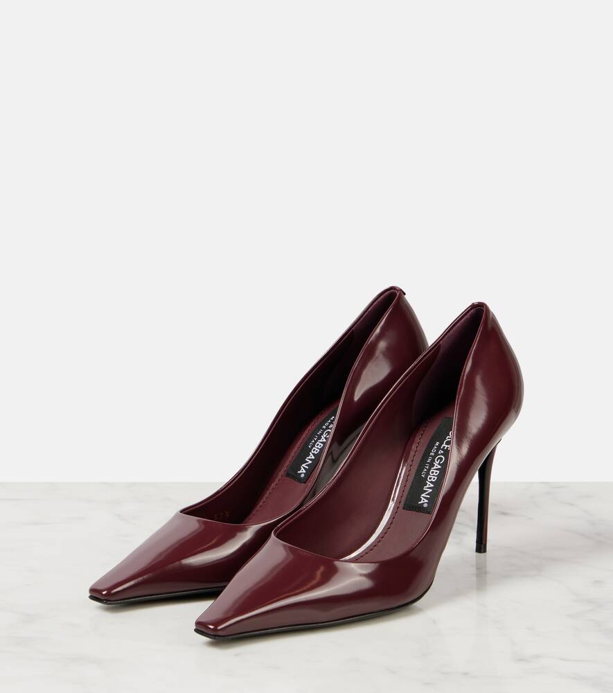 Dolce&Gabbana Cardinale 90 polished leather pumps