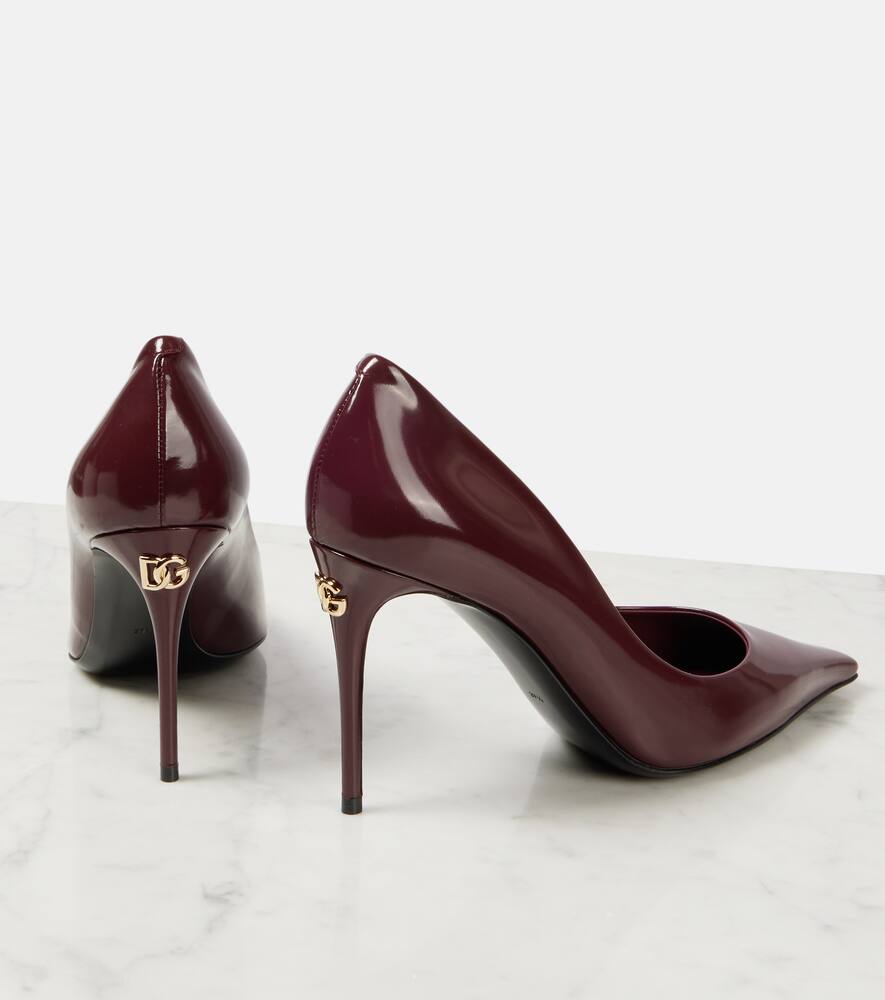 Dolce&Gabbana Cardinale 90 polished leather pumps
