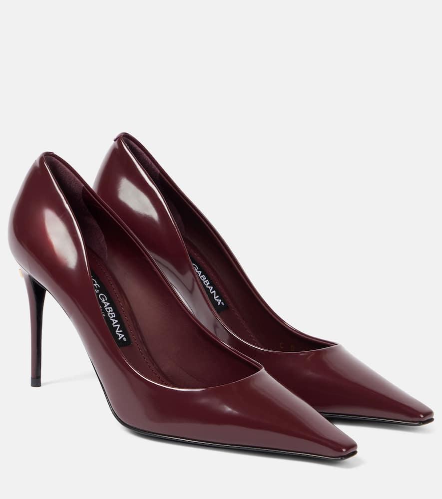 Dolce&Gabbana Cardinale 90 polished leather pumps