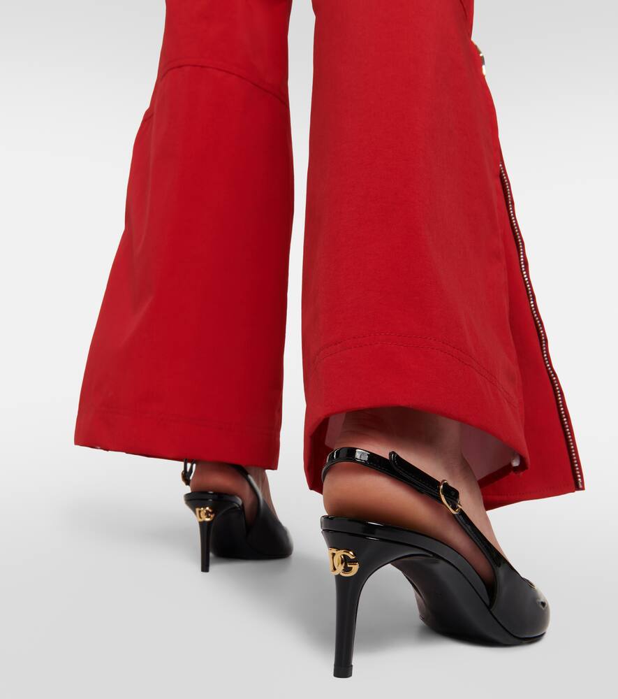 Dolce&Gabbana Cardinale patent leather slingback pumps