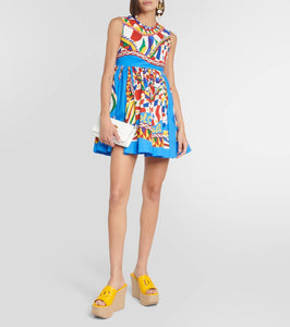 Dolce&Gabbana Carretto cotton minidress
