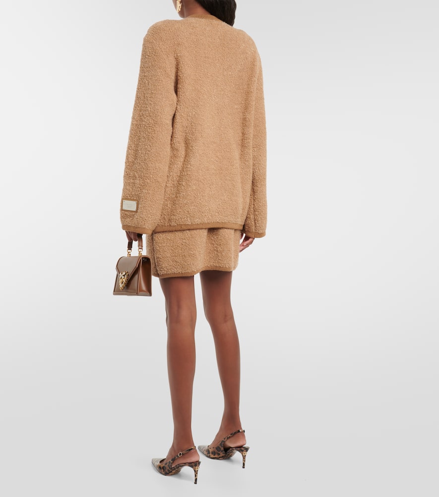Dolce&Gabbana Cashmere and wool teddy jacket