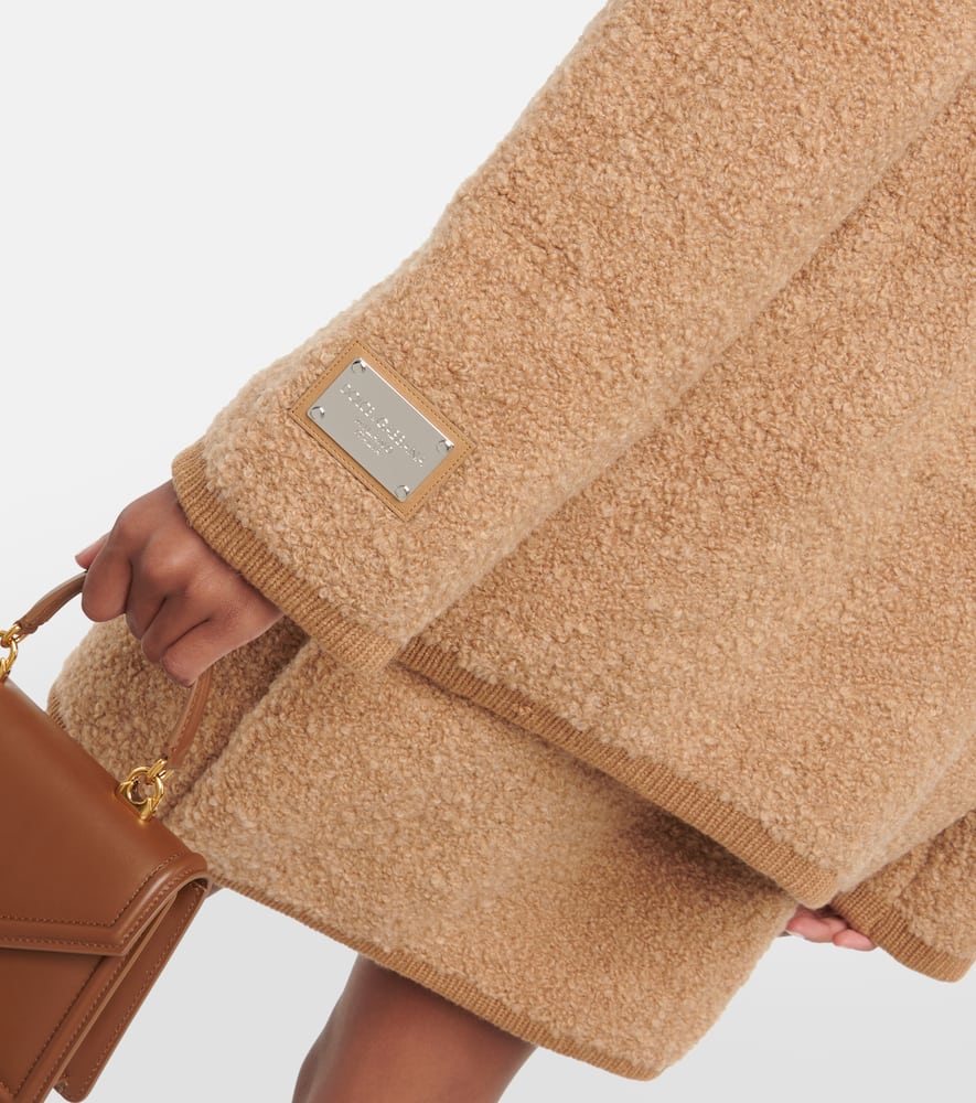 Dolce&Gabbana Cashmere and wool teddy jacket