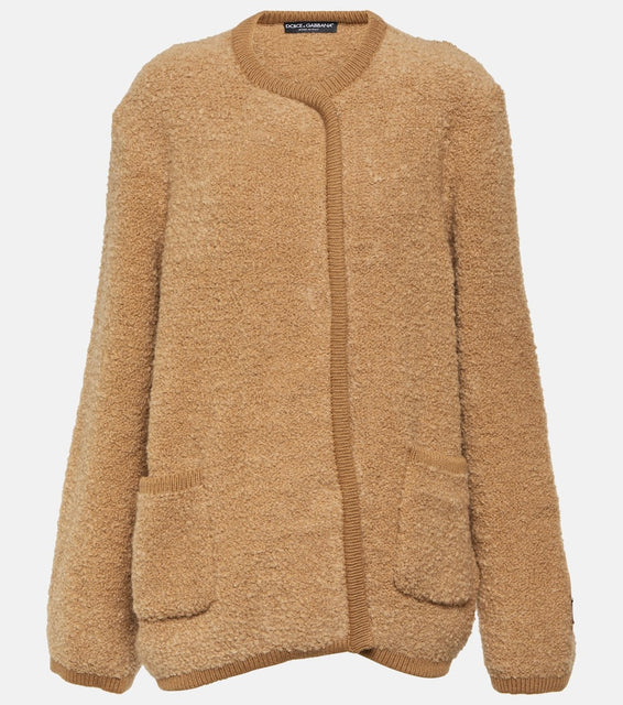 Dolce&Gabbana Cashmere and wool teddy jacket