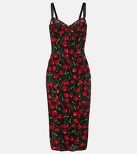 Dolce&Gabbana Cherry bustier midi dress