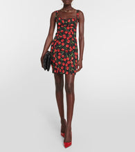 Dolce&Gabbana Cherry charmeuse minidress