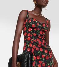 Dolce&Gabbana Cherry charmeuse minidress