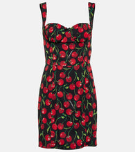 Dolce&Gabbana Cherry charmeuse minidress