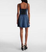 Dolce&Gabbana Corset denim minidress