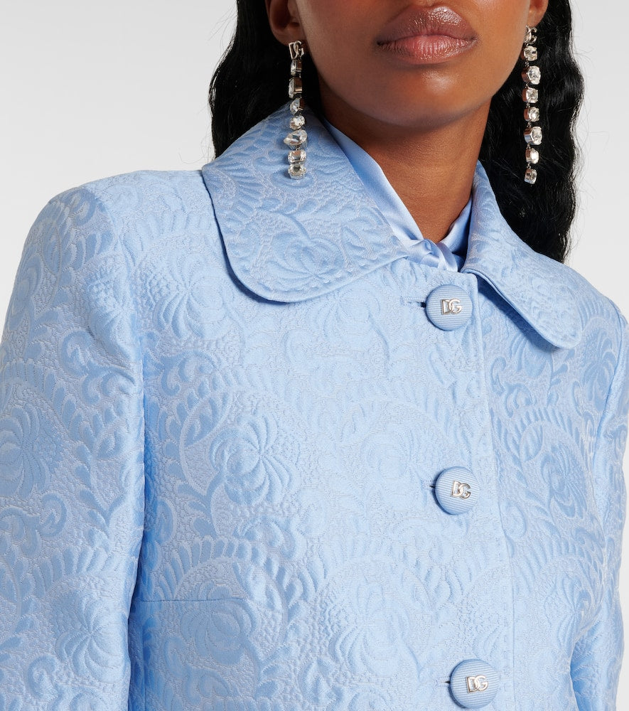 Dolce&Gabbana Cotton and silk-blend jacquard jacket