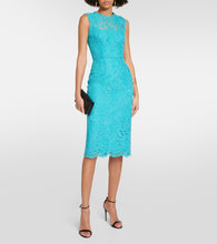 Dolce&Gabbana Cotton-blend lace midi dress