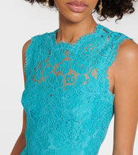 Dolce&Gabbana Cotton-blend lace midi dress