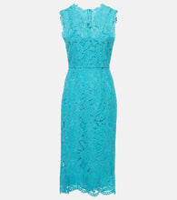 Dolce&Gabbana Cotton-blend lace midi dress. Dolce&Gabbana 棉混纺蕾丝中长连衣裙