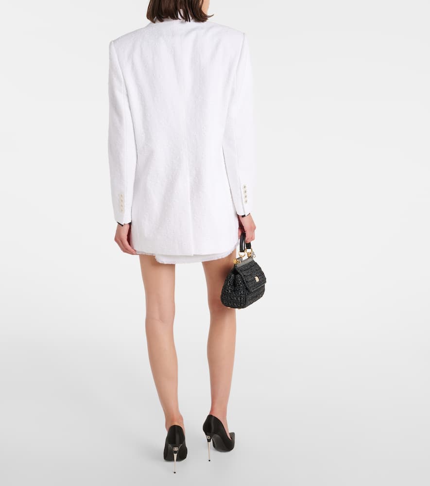 Dolce&Gabbana Cotton-blend tweed blazer