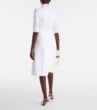 Dolce&Gabbana Cotton-blend tweed shirt midi dress