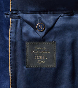 Dolce&Gabbana Cotton velvet blazer