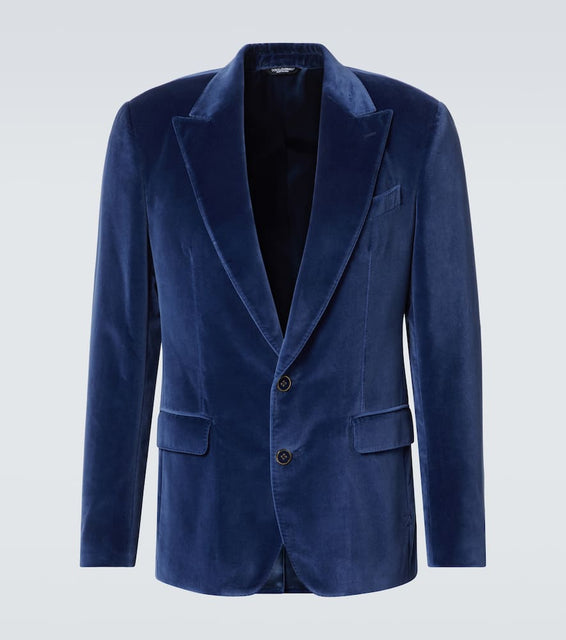 Dolce&Gabbana Cotton velvet blazer