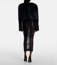 Dolce&Gabbana Cropped shearling jacket