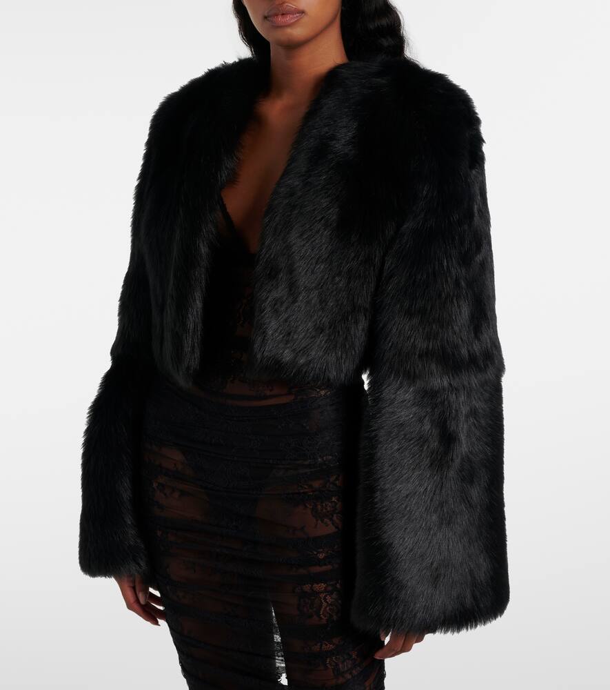 Dolce&Gabbana Cropped shearling jacket