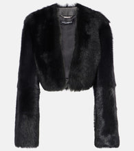 Dolce&Gabbana Cropped shearling jacket