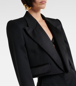 Dolce&Gabbana Cropped tuxedo jacket