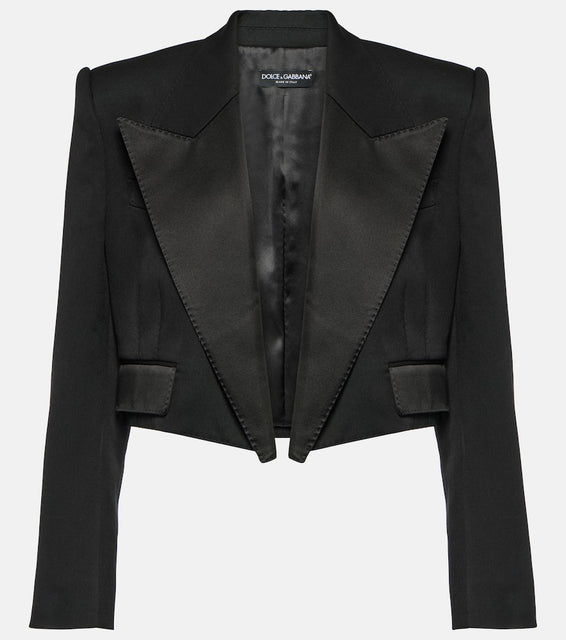 Dolce&Gabbana Cropped tuxedo jacket