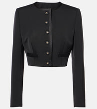 Dolce&Gabbana Cropped wool-blend jacket