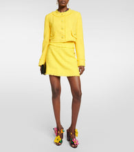 Dolce&Gabbana Cropped wool-blend tweed jacket