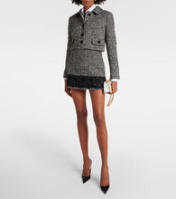 Dolce&Gabbana Cropped wool-blend tweed jacket