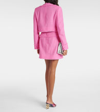 Dolce&Gabbana Cropped wool-blend tweed jacket