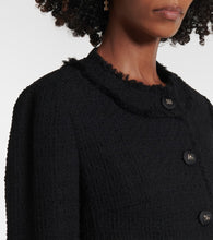 Dolce&Gabbana Cropped wool-blend tweed jacket