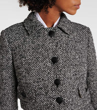 Dolce&Gabbana Cropped wool-blend tweed jacket