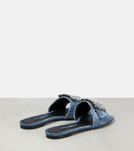 Dolce&Gabbana Crystal-embellished denim sandals
