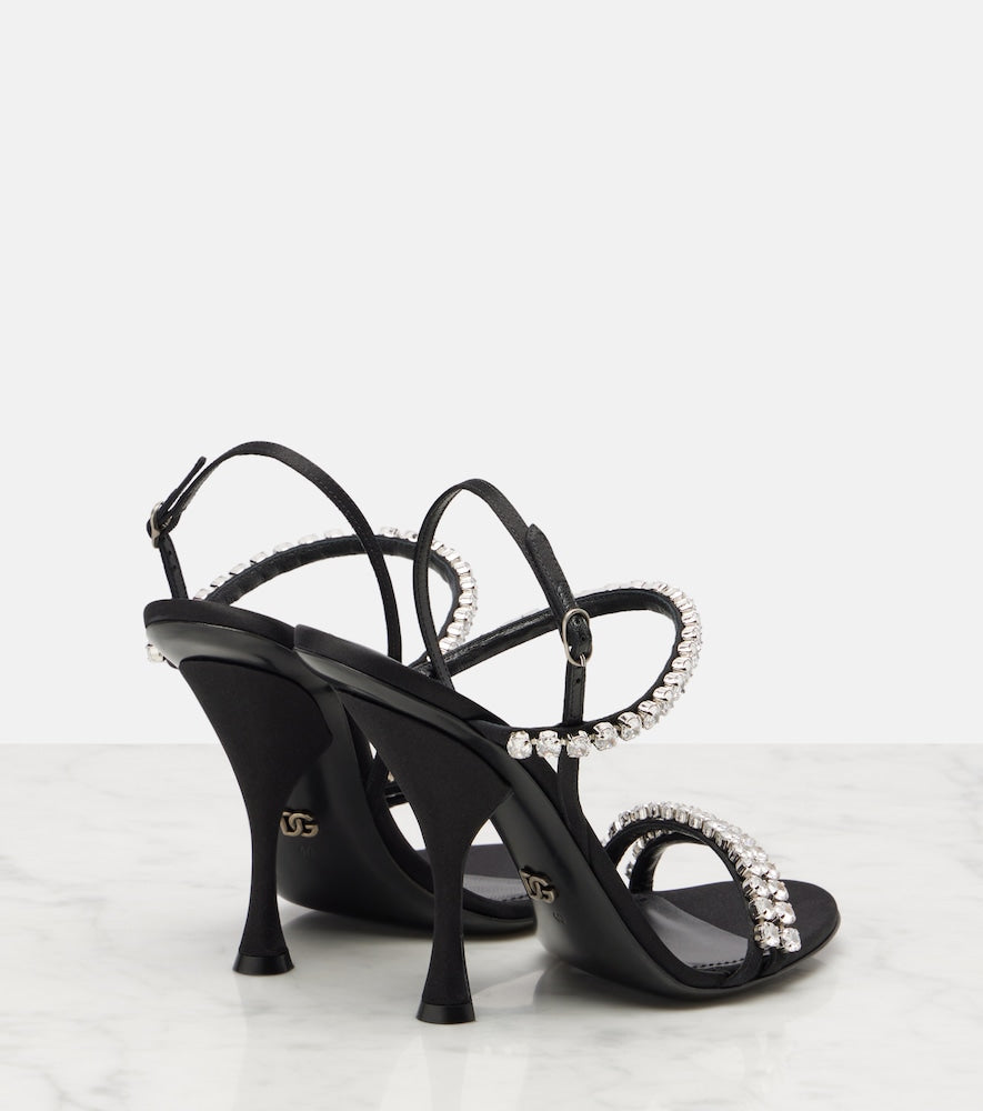 Dolce&Gabbana Crystal-embellished sandals
