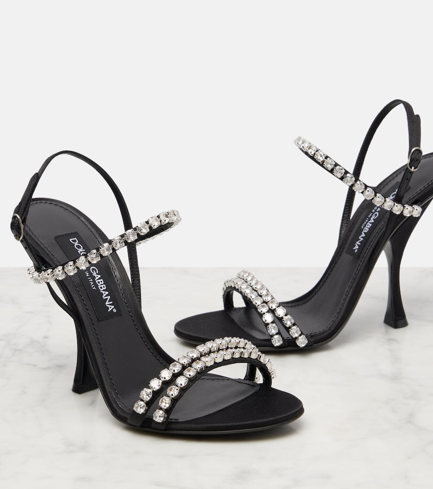 Dolce&Gabbana Crystal-embellished sandals