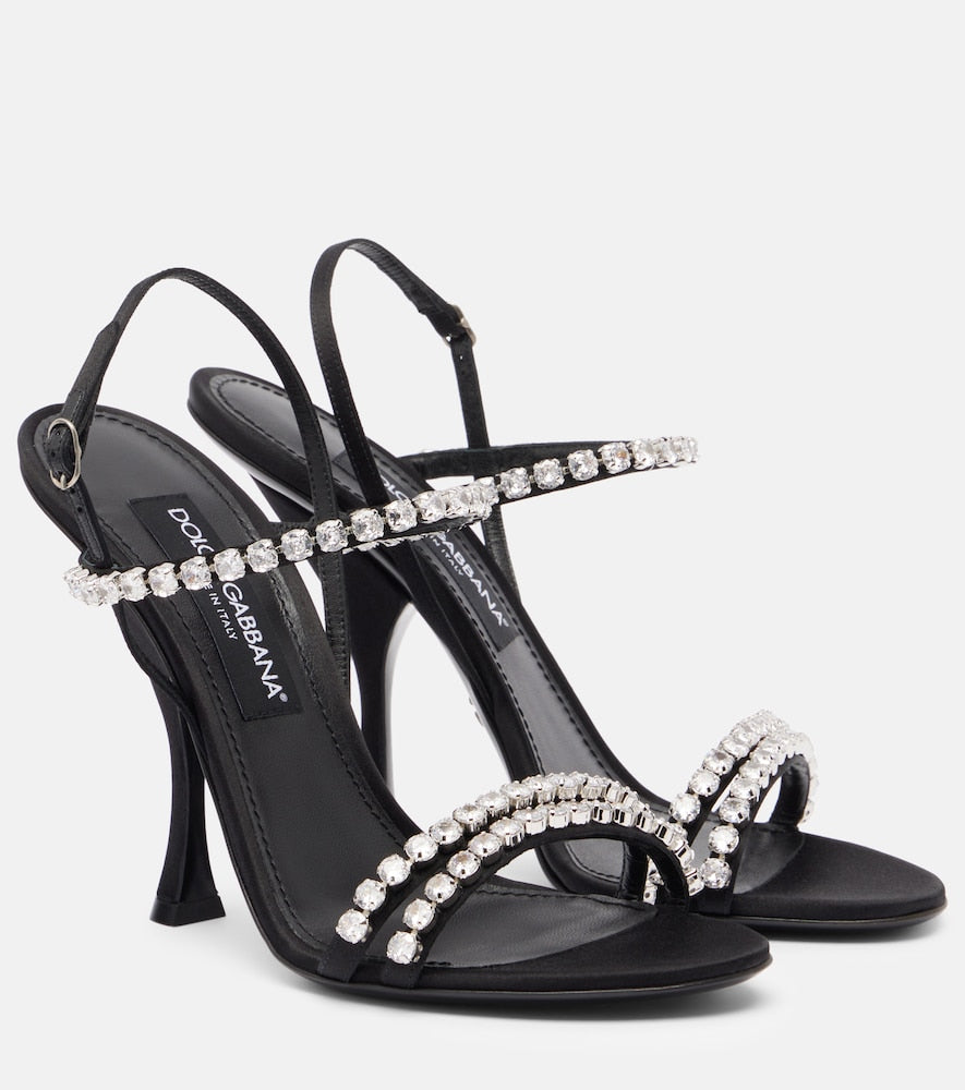 Dolce&Gabbana Crystal-embellished sandals