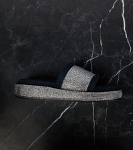 Dolce&Gabbana Crystal-embellished terrycloth slides
