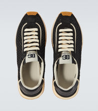 Dolce&Gabbana DG Cushion suede-trimmed sneakers