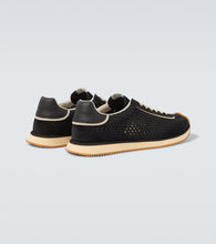 Dolce&Gabbana DG Cushion suede-trimmed sneakers
